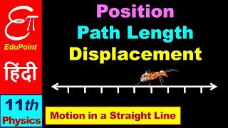 🔴 Position, Path length and Displacement || MSL 02 || in HINDI for Class 11