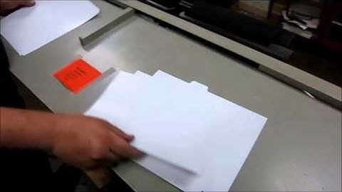 Scott Index Tab Cutting Machine   Heavy Duty Model