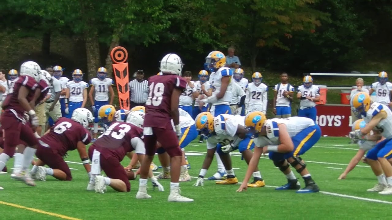 Bell run Loyola/Boys' Latin football 09/01/17 YouTube