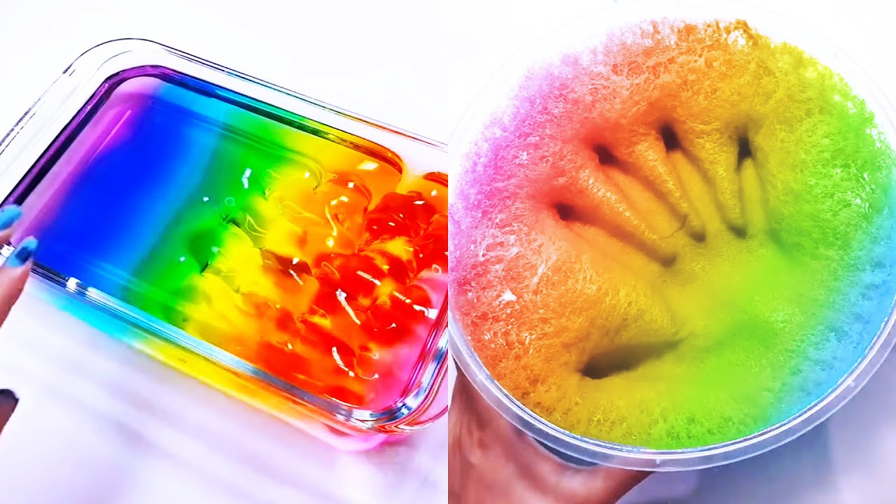 Relaxing Slime Compilation ASMR Oddly Satisfying Video - YouTube