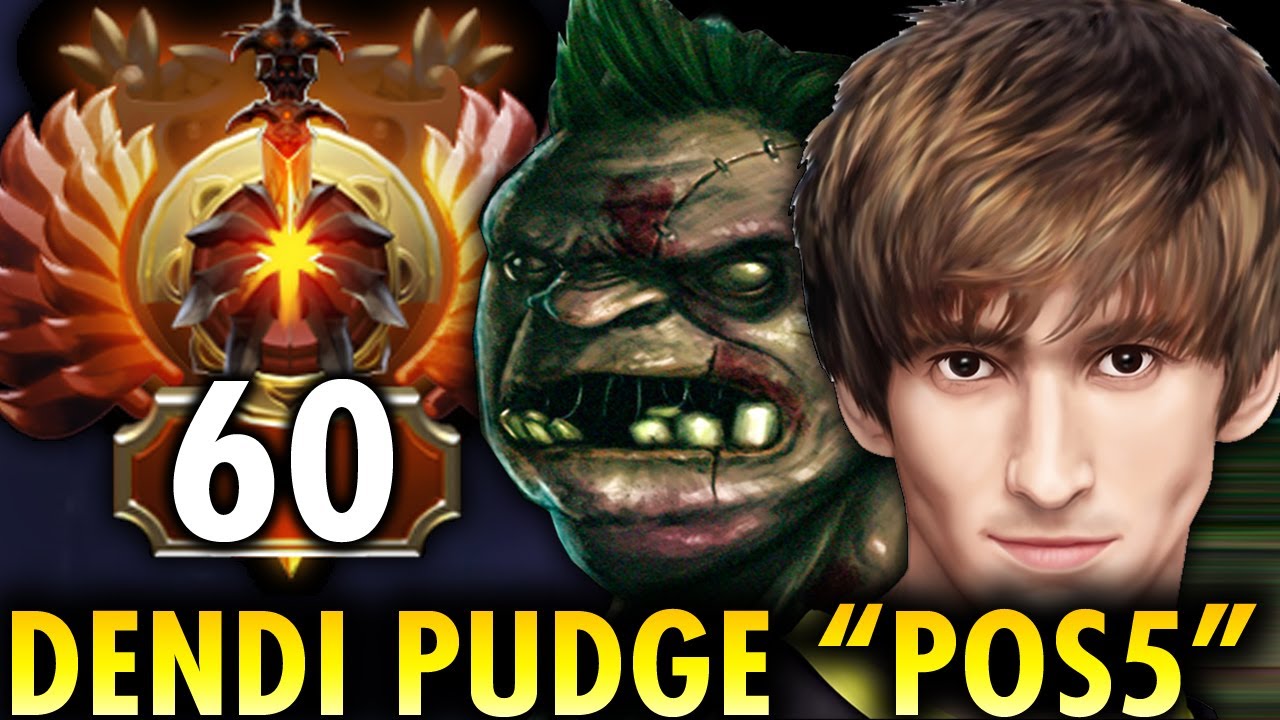 DENDI PUDGE "POS5" vs 9K MMR!! Bring Back the Legendary Hooks | Genius Pudge