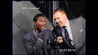 Rare Sugar Ray Robinson Interview in Color (1952)