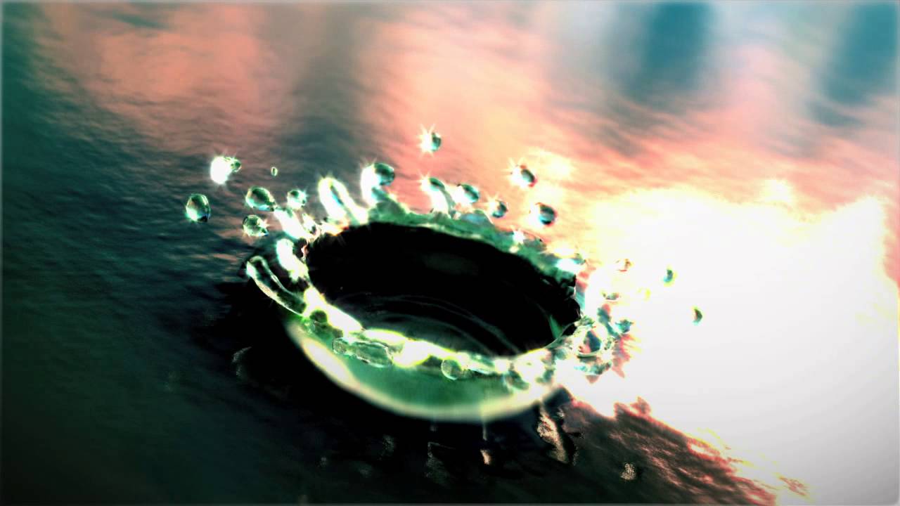 water drop animation - YouTube