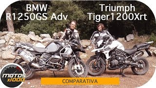 Triumph Tiger 1200 Xrt Vs. BMW R1250GS Adventure | Comparativa