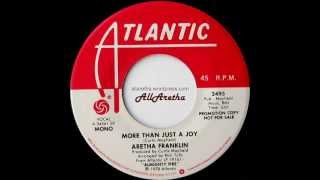 Aretha Franklin - More Than Just A Joy (Mono &amp; Stereo) - 7&quot; DJ Promo - 1978