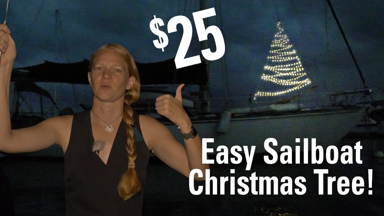 Cheap, Easy Sailboat Christmas Tree Hack!