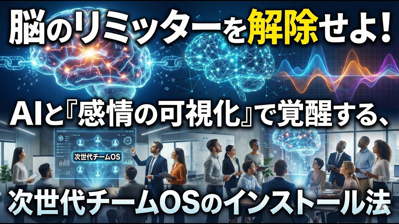 脳のリミッターを解除せよ！AIと『感情の可視化』で覚醒する、次世代チームOSのインストール法