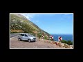 Scenic Roads Of South Africa. Driving the Clarence Drive (R44) between Rooi Els and Gordon`s Bay