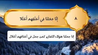 سورة يس من الآية ١ إلى ١٢ بصوت القارئ أيمن سويد مع التفسير الميسر tafseer surat yaseen