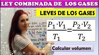 COMBINED GAS LAW ☁General gas equation ☁ Calculate volume