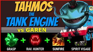 Here Comes TAHMOS The Tank Engine! - TAHM KENCH TOP vs GAREN - S10 League of Legends