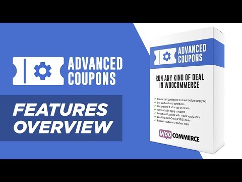 Advanced Coupons for WooCommerce (Features Introduction)