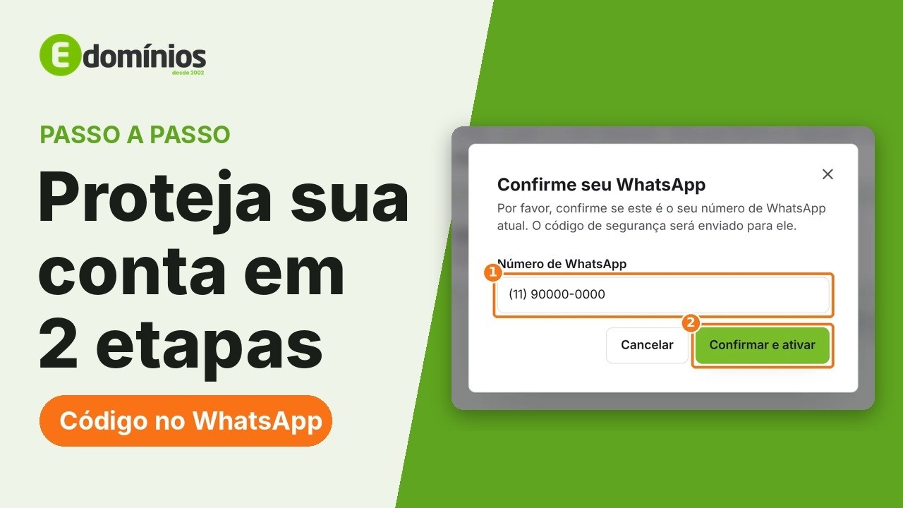 Vídeo: Ativar a verificação em duas etapas