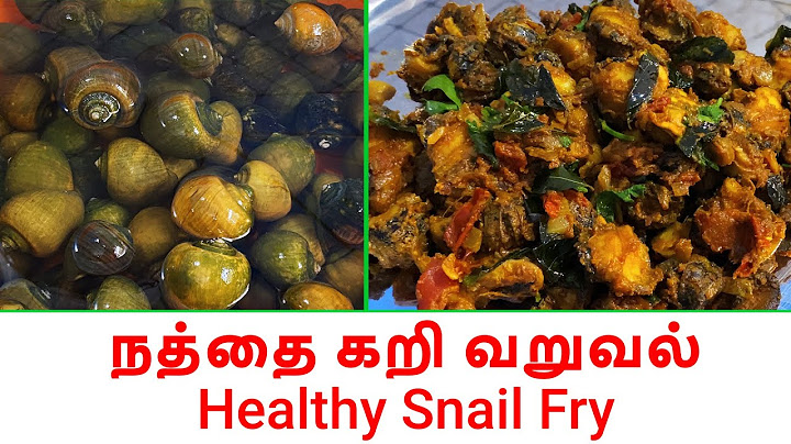 நத்தை வறுவல் | Snail Fry in Tamil | Nathai Varuval | Mr.Tharun Kitchen 🔥🔥🔥