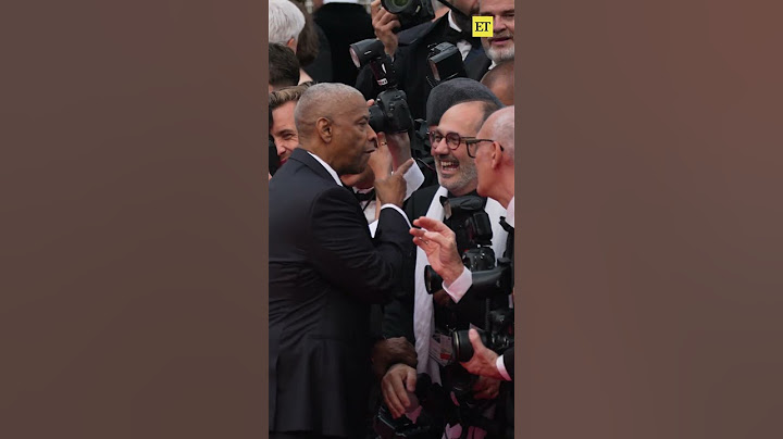 Denzel Washington Has a Heated Exchange with a Cannes Photographer #denzelwashington #cannes