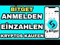 Bitget Anleitung Anmeldung, Euros einzahlen, Krypto kaufen (inkl. Blitz-SEPA-Transfer)