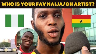 Ghanaians Name Their FAV Artists in Nigeria and Ghana 🇳🇬❤️🇬🇭