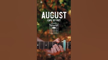 Thumbnail of August Taylor Swift Guitar Tutorial // August Guitar Lesson