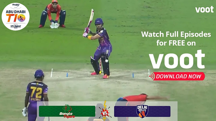 Highlights | Abu Dhabi T10 League | Delhi Bulls Vs The Bangla Tigers | Watch For Free On Voot
