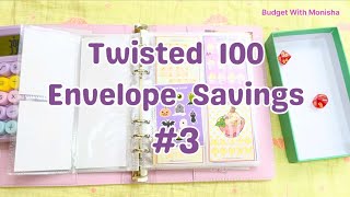 EP-3 Twisted 100 Tiny savings challenge | lowincome| #moneymanagement #money #trending #rich #saving