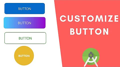 Custom Button Design || Android studio tutorial