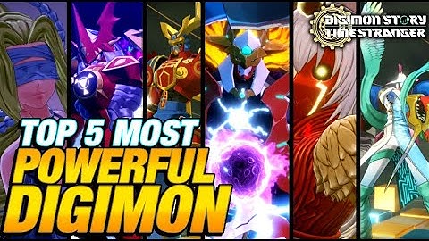 TOP 5 Most Powerful Digimon | Digimon Story Time Stranger PS5 #DigmonTimeStranger