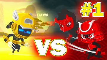 ninja dash run mobile gameplay walkthrough android ios part 1