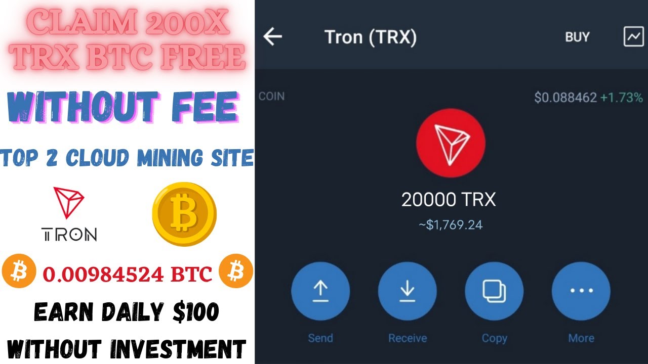 Free Cloud Mining Website 2021 | Free Bitcoin Mining Website 2021 | Zero investment sites Part-2