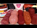 ASMR CHOCOLATE ICE CREAM *TURTLE EGG, NUTELLA, MAGNUM, CRUNCHY CHOCOLATE 초콜릿 아이스크림 먹방 JANE ASMR 제인