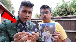 BROKE My Angry Little Brothers Fifa 18 PS4 GAME *PRANK* (THROWS TEMPER TANTRUM)