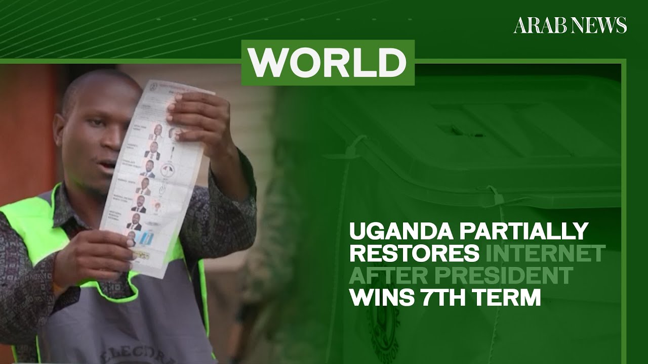 Uganda partially restores internet after president wins 7th term