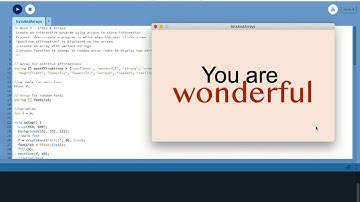 Creative Coding Week 9 - Lists &  Arrays