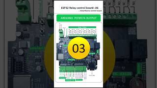 Serial port to parallel port expansion chip PCF8574 #arduino #arduinoproject #esphome