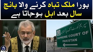 A full country destroyer becomes eligible after five years: Chief Justice - Disqualification case