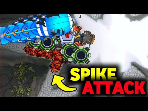 How the SPIKE STORM Attack ALL Bloons in Bloons Monkey City... 🐵