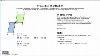 Euclid's Elements Book 6 - Proposition 14