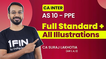 AS 10 (PPE) Full Standard in ONE Shot 🚀 | Every Illustration Covered | CA Inter Must-Watch!