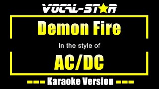 Acdc - Demon Fire Karaoke Version