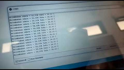 MENGUKUR SUHU DAN KELEMBABAN UDARA DENGAN SENSOR DHT11 DAN ARDUINO kelompok 3