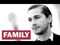 Shia LaBeouf. Family (his parents, girlfriends, wife Mia Goth, dog)