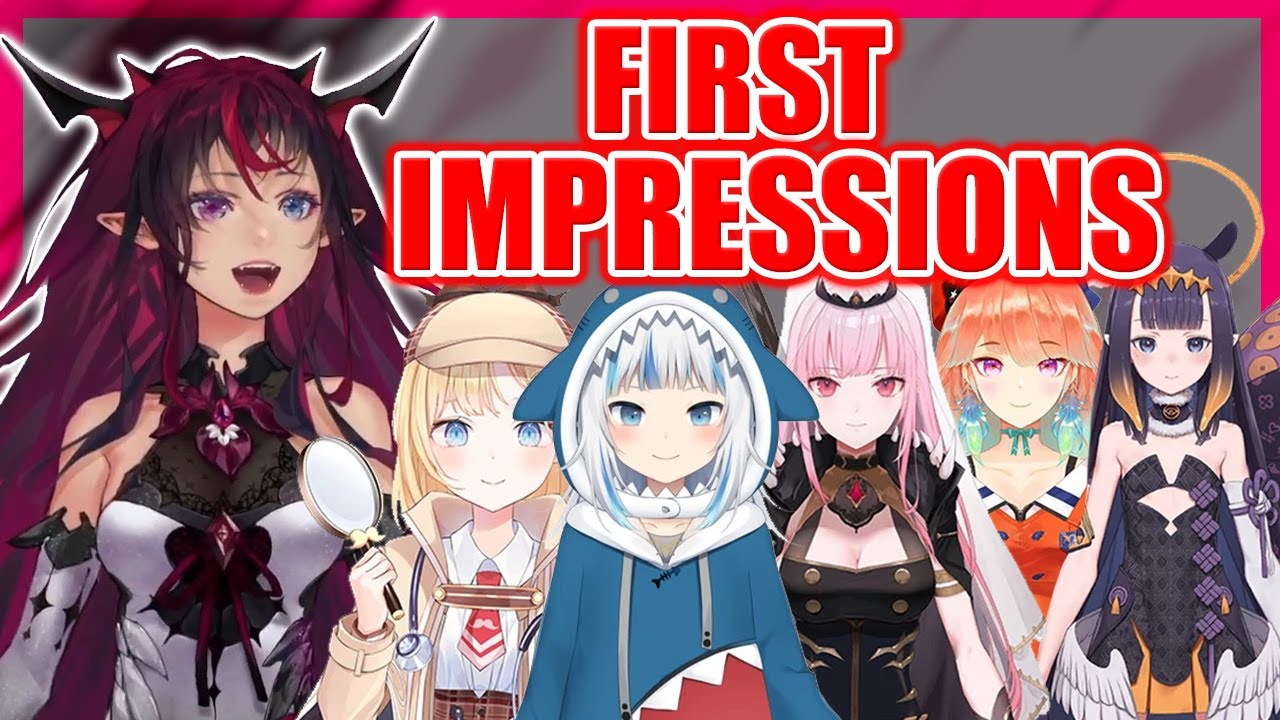 IRyS FIRST IMPRESSIONS of her HoloEN SENPAIS 【Hololive】