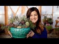 How I Make a Succulent Arrangement! 🌵😊 // Garden Answer