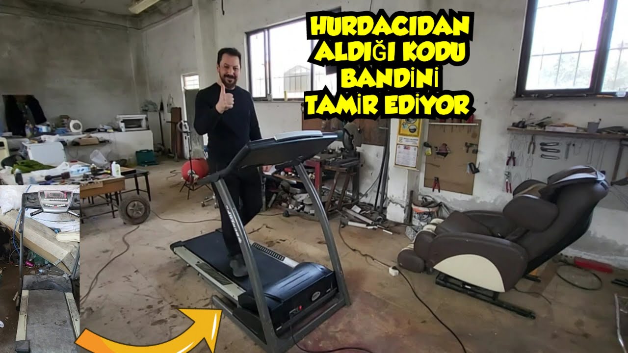 HURDADAN ALDIKLARI HEP ÇALIŞTI, koşu bandı tamiri, tamir #kendindeyapabilirsin