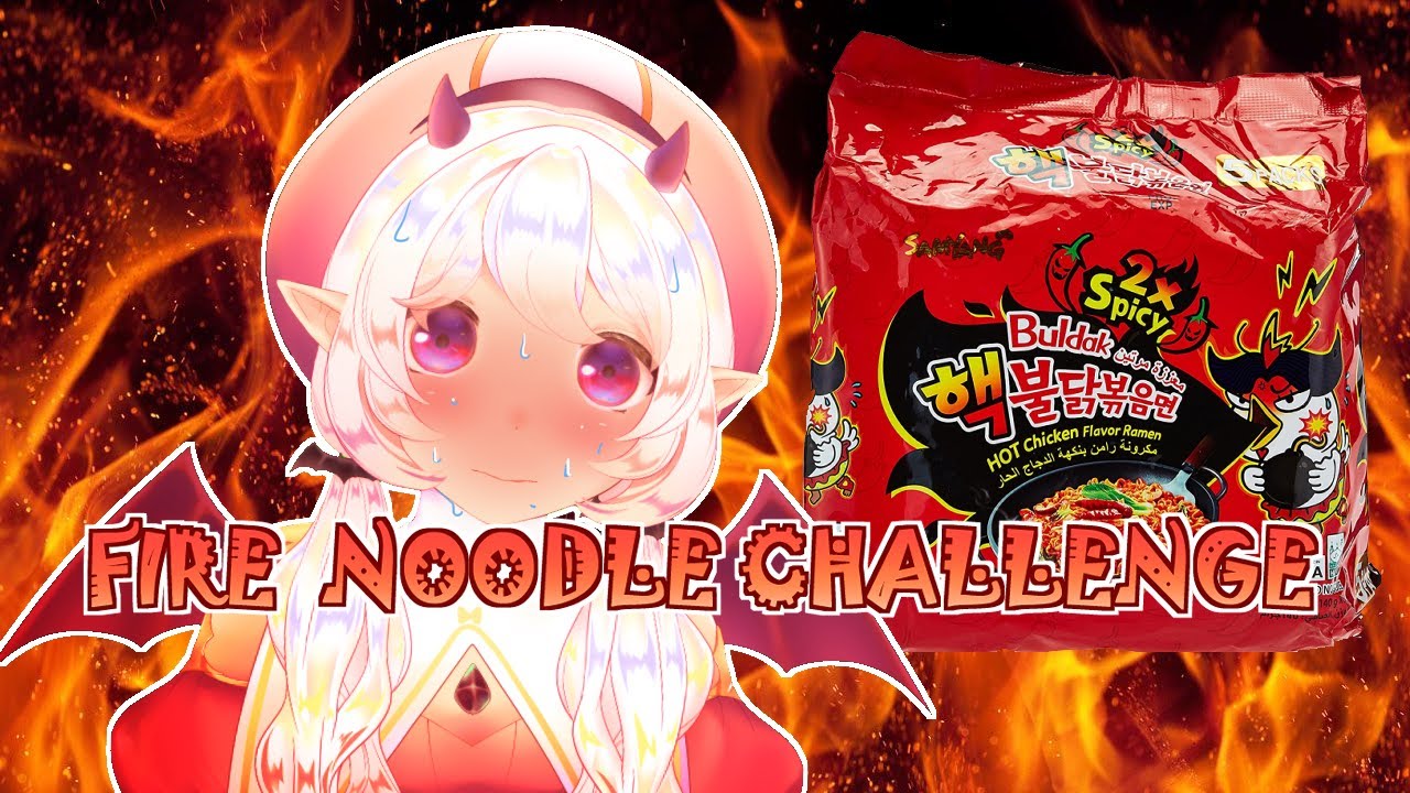 [VTuber] Fire Noodle Challenge Where I Cry