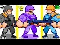 ЭВОЛЮЦИЯ МУЖИКА ЧТОБЫ НАБРАТЬ МОЩЬ В ИГРЕ ANTI TERRORIST RUSH!