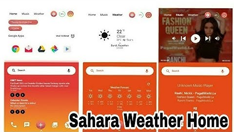 21 Nov Sahara Weather Home Nova Launcher KLWP Theme