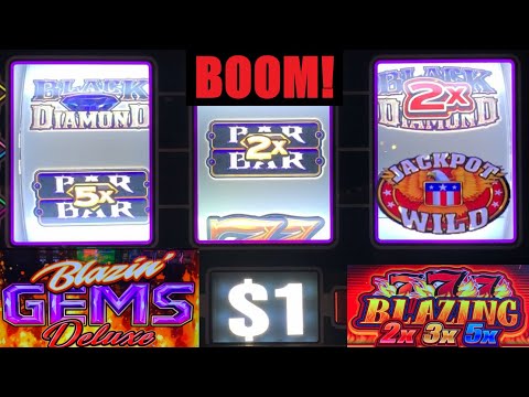 Boom! 24x Double Bars! Nice wins! All 3 Reel 9 line slots! $9 spins!