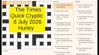 The Times Quick Cryptic 3348