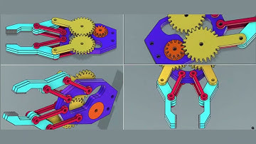 CAD projects: A Two-Finger (Parallel Jaw) Robotic Gripper designed in Fusion 360.