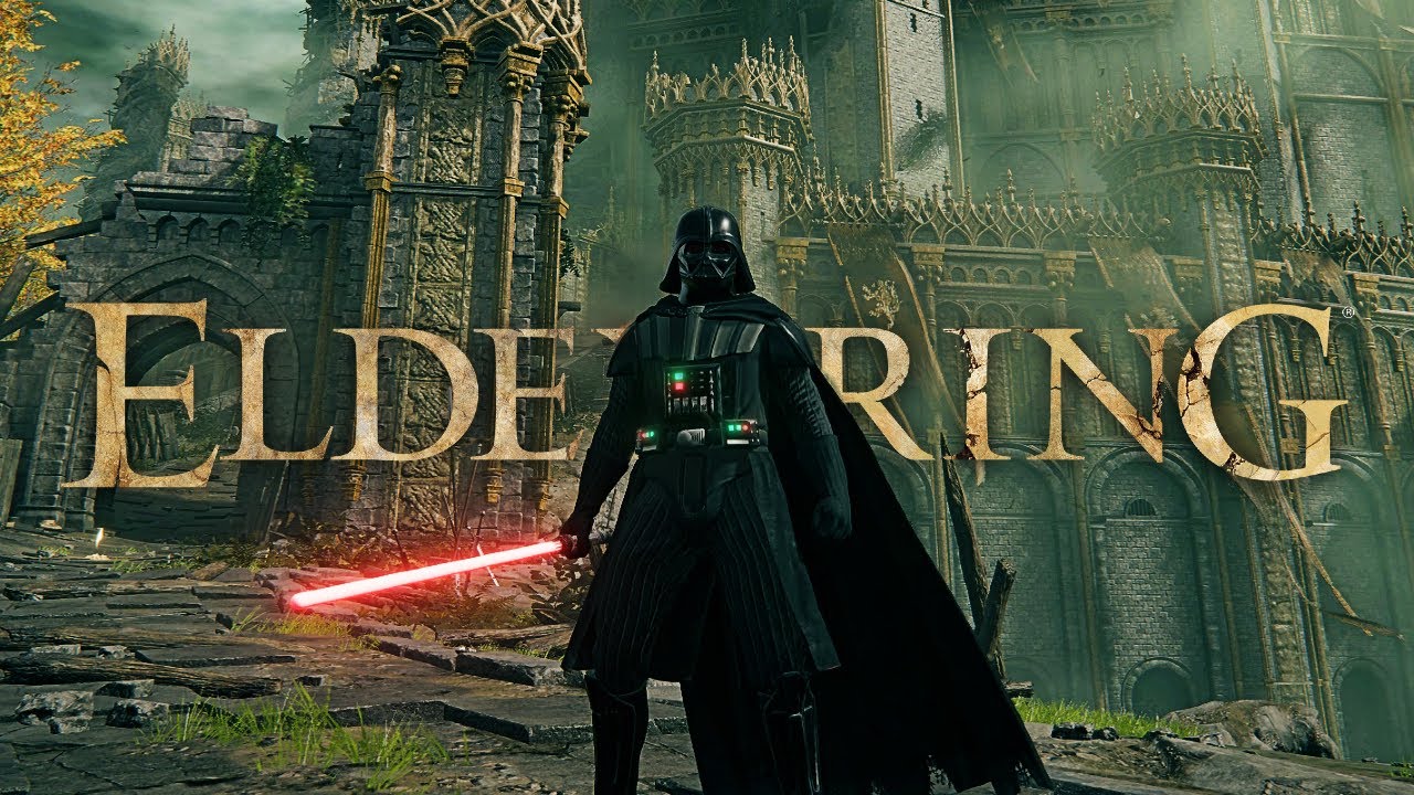 Darth Vader Vs Godrick The Grafted Lightsaber Boss Fight - Elden Ring
